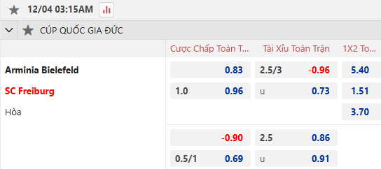 Nhận định, soi kèo Arminia Bielefeld vs Freiburg, 0h00 ngày 4/12: Khó có bất ngờ - Ảnh 1
