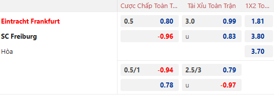 Nhận định, soi kèo Eintracht Frankfurt vs Freiburg, 2h30 ngày 15/1: Đối thủ khó chơi - Ảnh 1